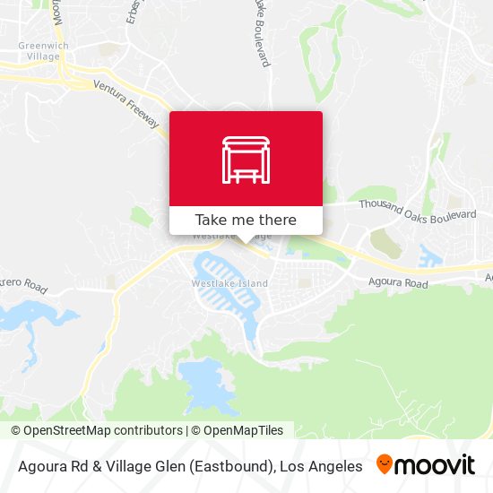 Agoura Rd & Village Glen (Eastbound) map
