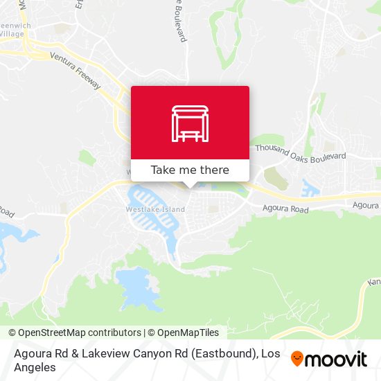 Mapa de Agoura Rd & Lakeview Canyon Rd (Eastbound)