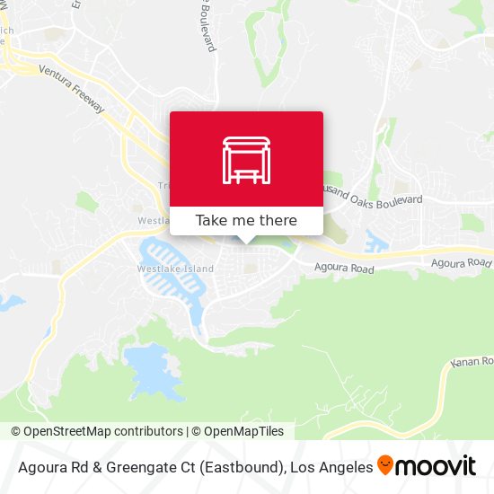 Mapa de Agoura Rd & Greengate Ct (Eastbound)