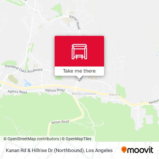 Kanan Rd & Hillrise Dr (Northbound) map