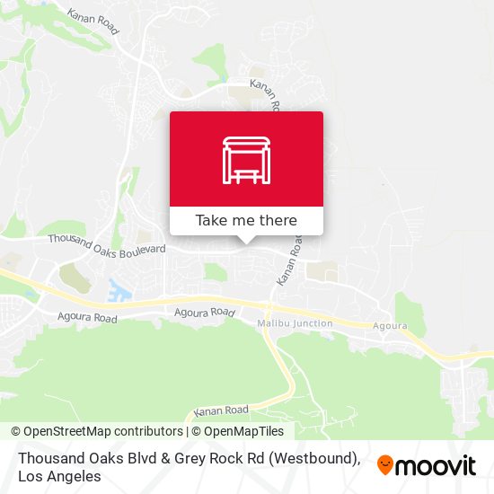 Mapa de Thousand Oaks Blvd & Grey Rock Rd (Westbound)