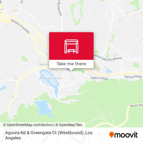 Agoura Rd & Greengate Ct (Westbound) map