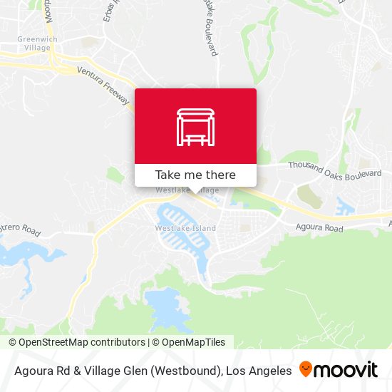 Mapa de Agoura Rd & Village Glen (Westbound)