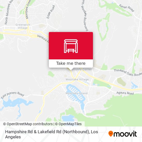 Mapa de Hampshire Rd & Lakefield Rd (Northbound)
