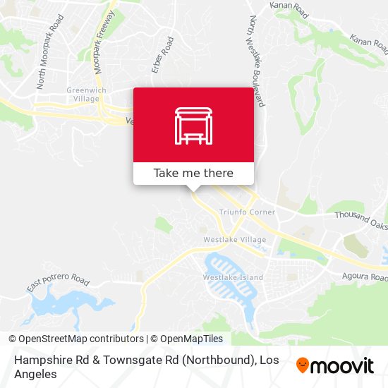 Mapa de Hampshire Rd & Townsgate Rd (Northbound)