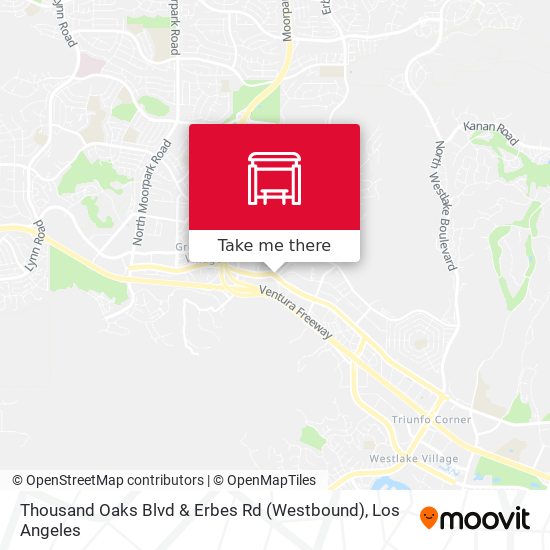 Thousand Oaks Blvd & Erbes Rd (Westbound) map