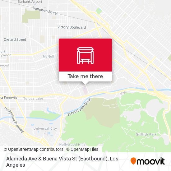 Alameda Ave & Buena Vista St (Eastbound) map
