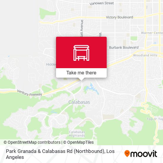 Mapa de Park Granada & Calabasas Rd (Northbound)