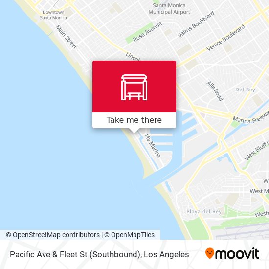 Mapa de Pacific Ave & Fleet St (Southbound)
