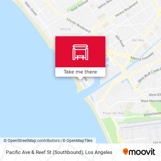 Pacific Ave & Reef St (Southbound) map
