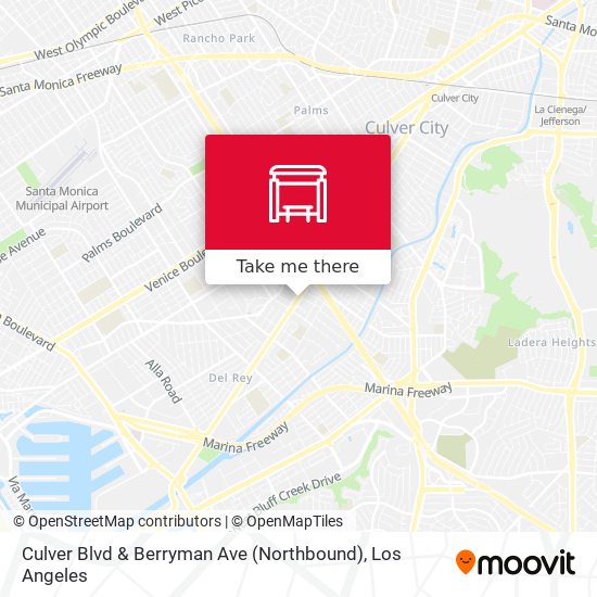 Mapa de Culver Blvd & Berryman Ave (Northbound)