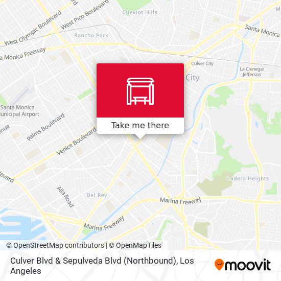 Culver Blvd & Sepulveda Blvd (Northbound) map