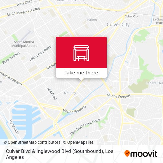 Culver Blvd & Inglewood Blvd (Southbound) map