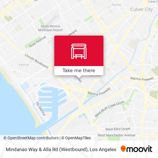 Mindanao Way & Alla Rd (Westbound) map