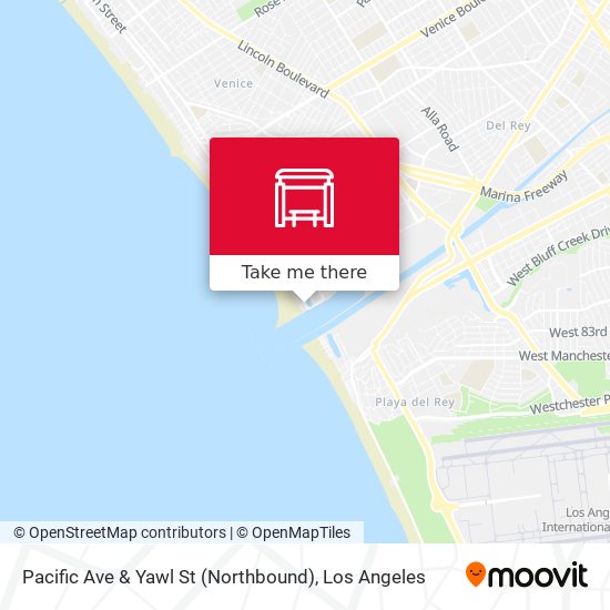Pacific Ave & Yawl St (Northbound) map