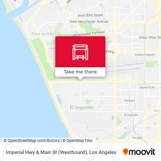 Imperial Hwy & Main St (Westbound) map
