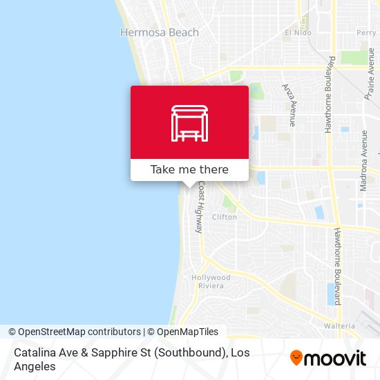 Catalina Ave & Sapphire St (Southbound) map