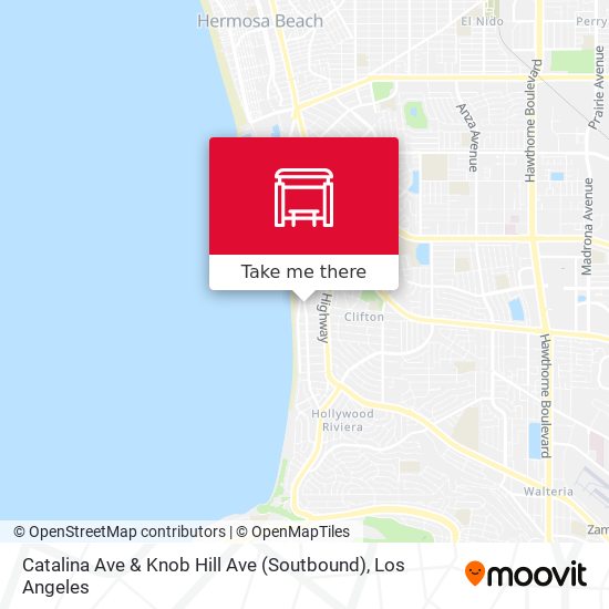Mapa de Catalina Ave & Knob Hill Ave (Soutbound)