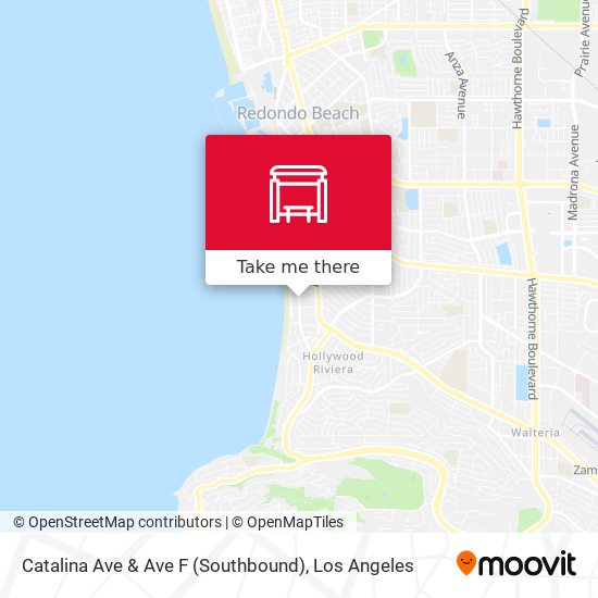 Mapa de Catalina Ave & Ave F (Southbound)