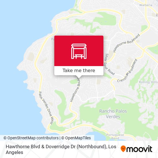 Hawthorne Blvd & Doverridge Dr (Northbound) map