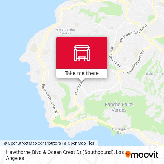 Hawthorne Blvd & Ocean Crest Dr (Southbound) map