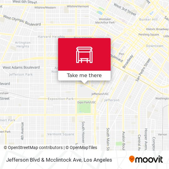 Mapa de Jefferson Blvd & Mcclintock Ave