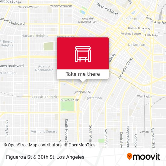 Mapa de Figueroa St & 30th St