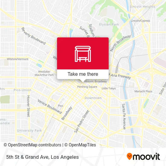 5th St & Grand Ave map