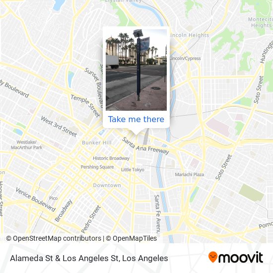 Mapa de Alameda St & Los Angeles St