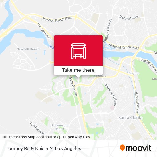 Mapa de Tourney Rd & Kaiser 2