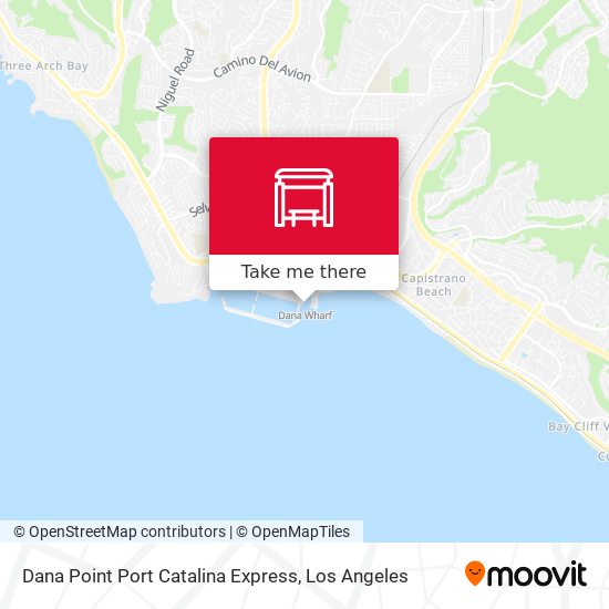 Mapa de Dana Point Port Catalina Express