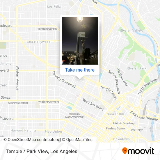 Temple / Park View map
