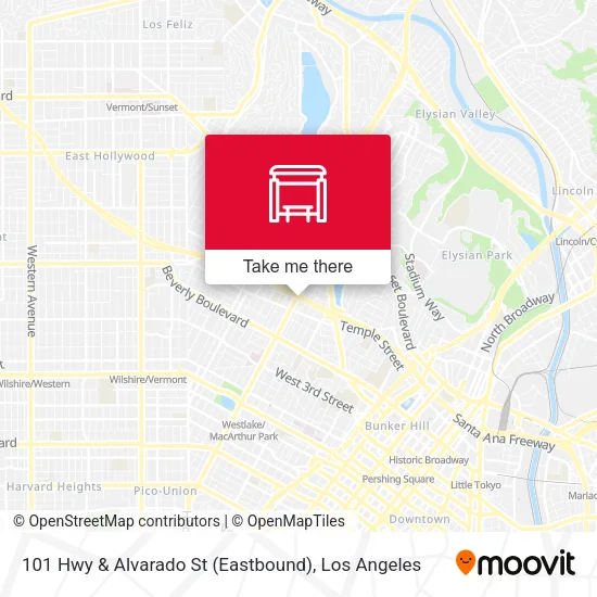 101 Hwy & Alvarado St (Eastbound) map