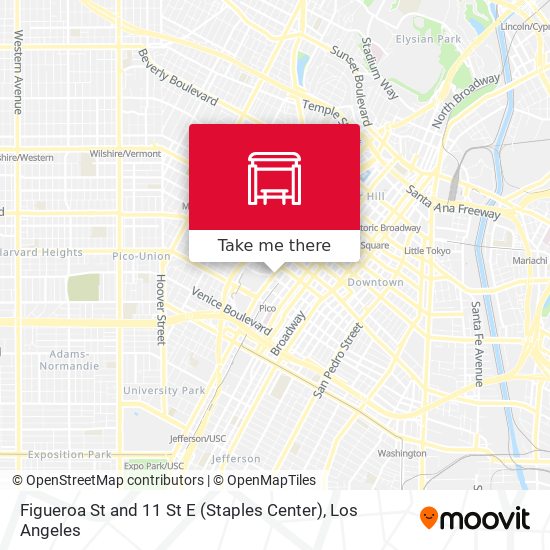 Mapa de Figueroa St and 11 St E (Staples Center)