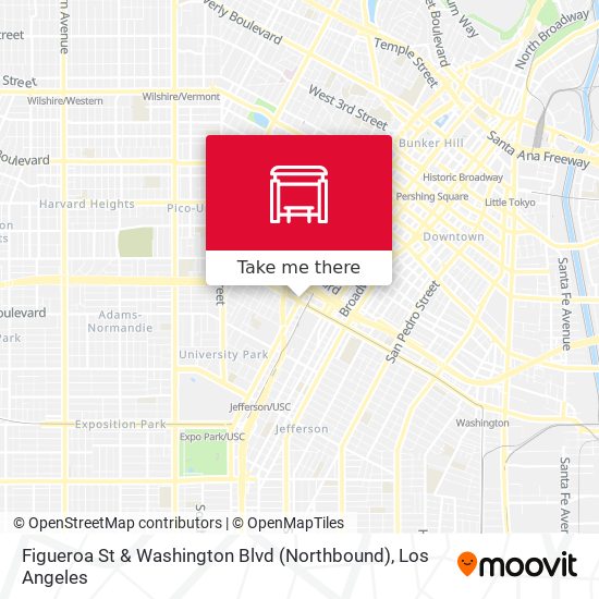 Figueroa St & Washington Blvd (Northbound) map