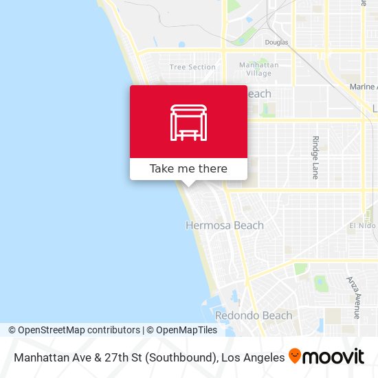 Manhattan Ave & 27th St (Southbound) map