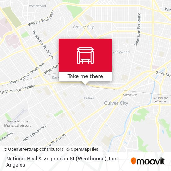 National Blvd & Valparaiso St (Westbound) map