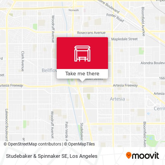 Studebaker & Spinnaker SE map