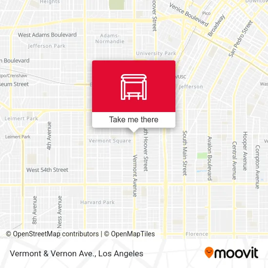 Mapa de Vermont & Vernon Ave.