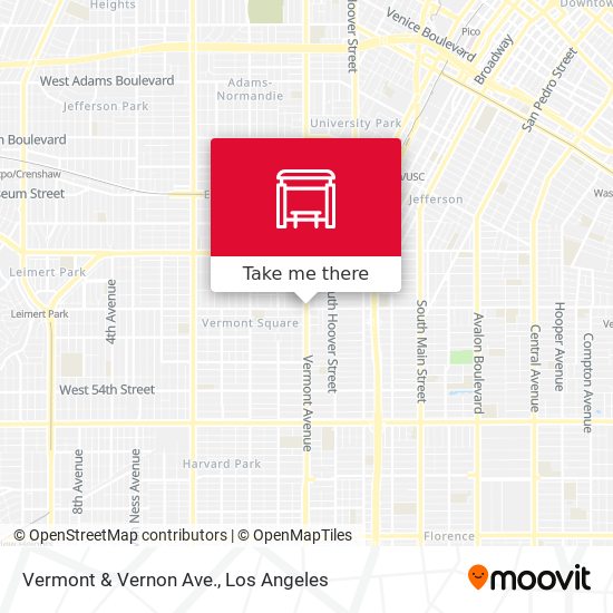 Mapa de Vermont & Vernon Ave.