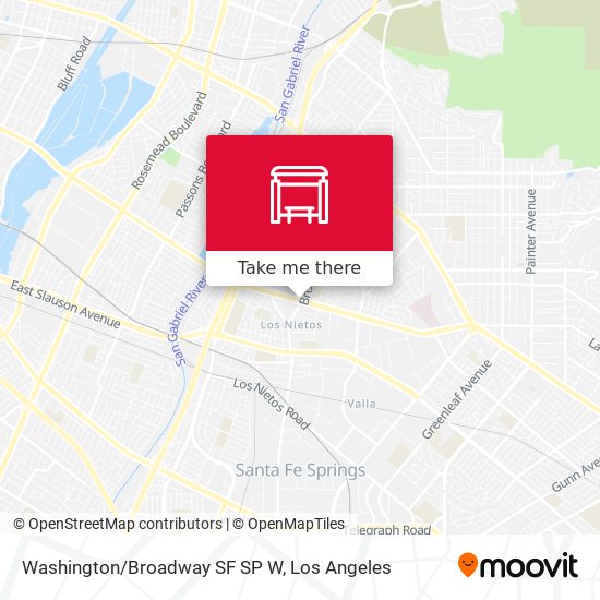 Mapa de Washington/Broadway SF SP W