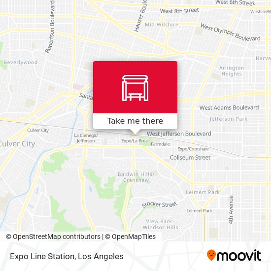 Expo Line Station map