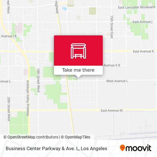 Business Center Parkway & Ave. L map