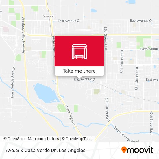 Ave. S & Casa Verde Dr. map