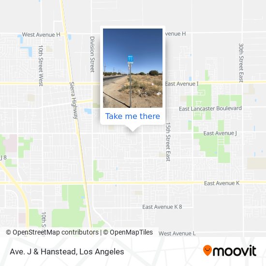 Mapa de Ave. J & Hanstead