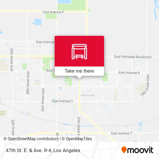 47th St. E. & Ave. R-4 map