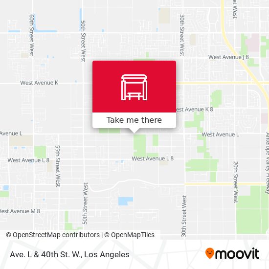 Mapa de Ave. L & 40th St. W.