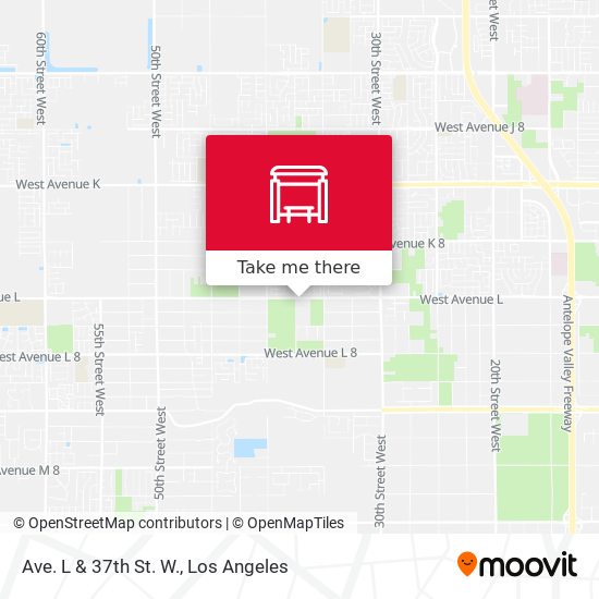 Mapa de Ave. L & 37th St. W.