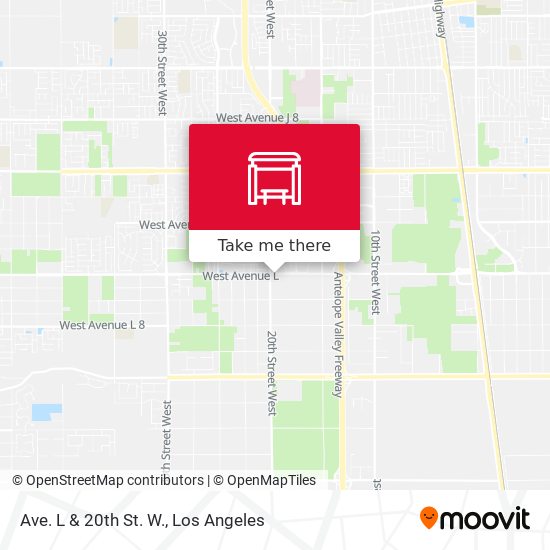 Mapa de Ave. L & 20th St. W.