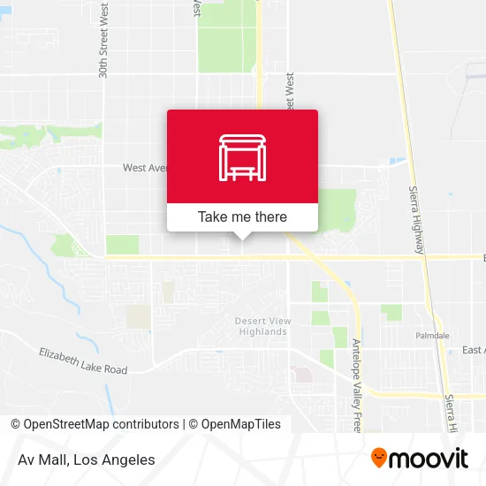 Av Mall map